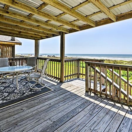 Galveston Beach House With Private Deck And Gulf Views Exterior foto