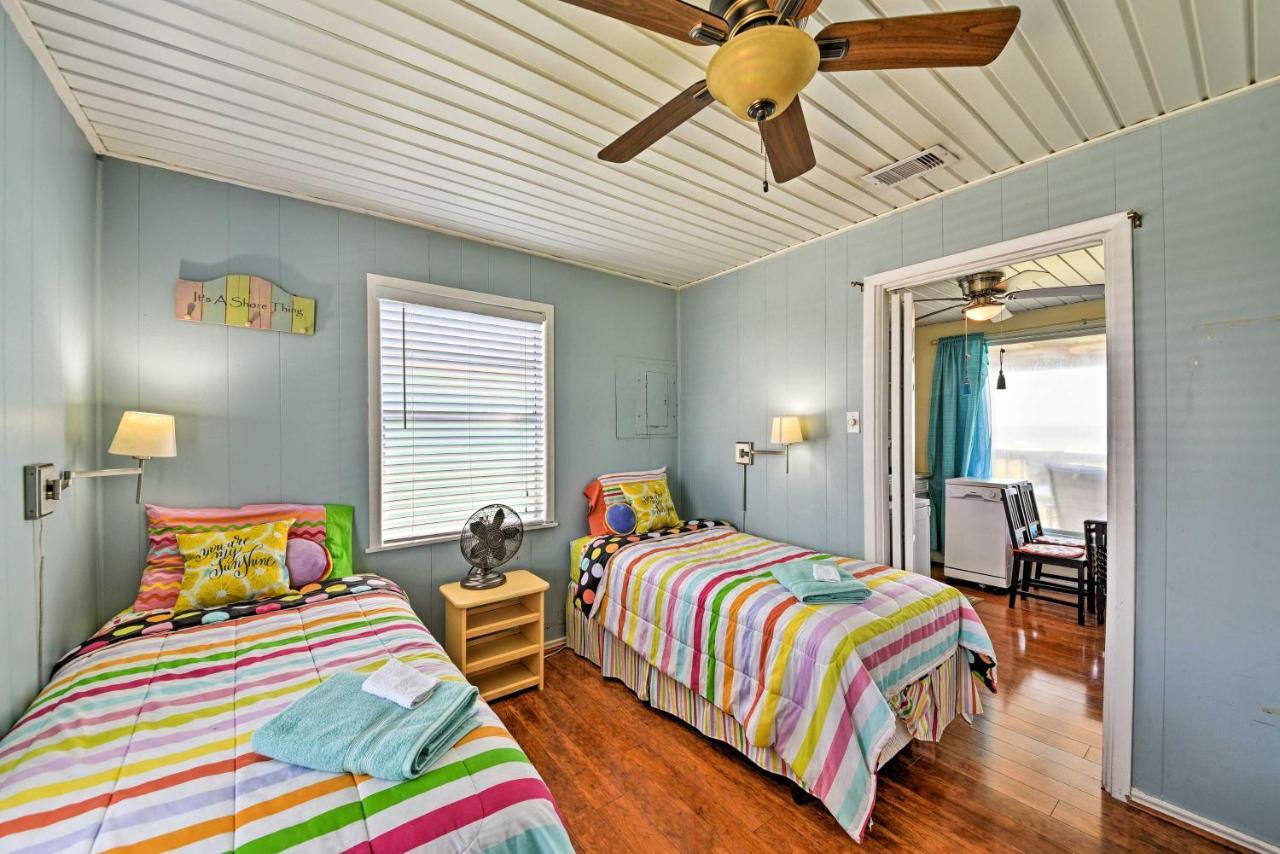 Galveston Beach House With Private Deck And Gulf Views Exterior foto