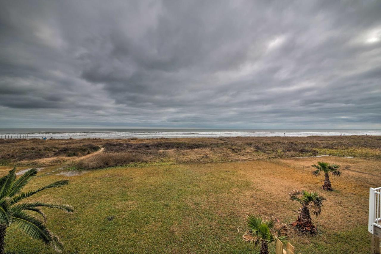 Galveston Beach House With Private Deck And Gulf Views Exterior foto